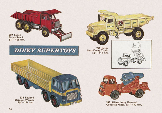 Dinky Toys Katalog 1963