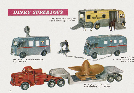 Dinky Toys Katalog 1963