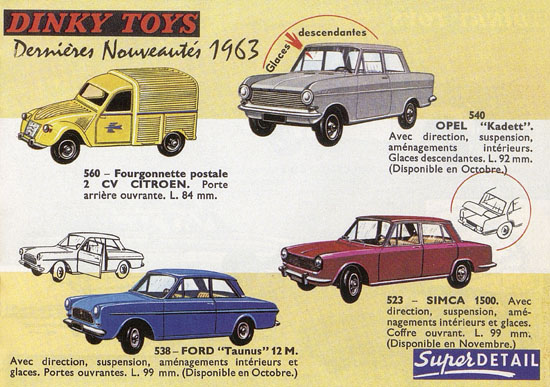 Dinky Toys Katalog 1963 Reedition Atlas 2013