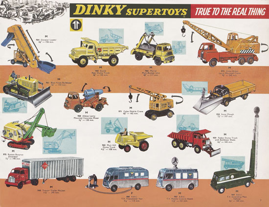 Dinky Toys Katalog 1964, Dinky Supertoys 1964