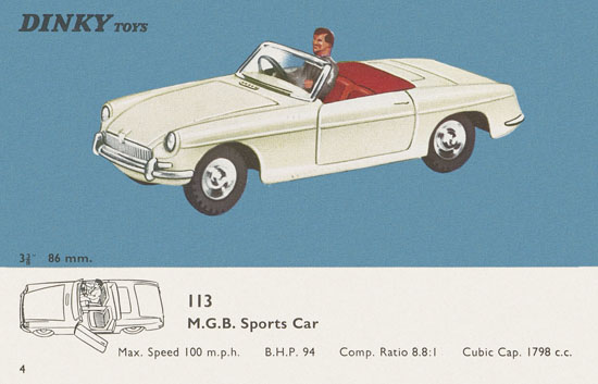 Dinky Toys Katalog 1965