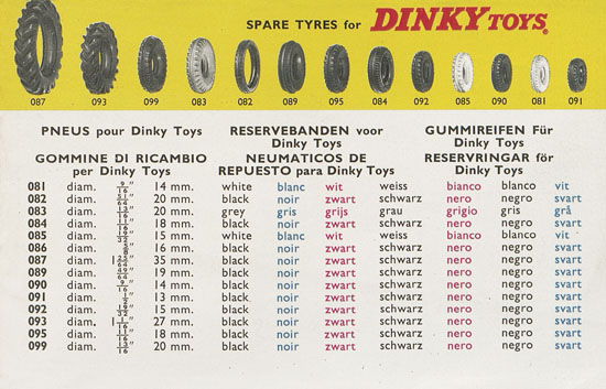 Dinky Toys Katalog 1965