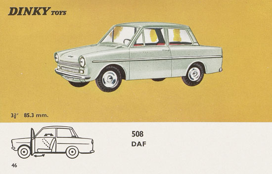 Dinky Toys Katalog 1965