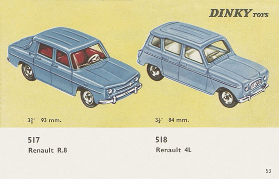 Dinky Toys Katalog 1965