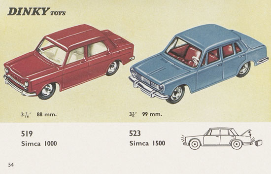 Dinky Toys Katalog 1965