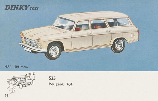 Dinky Toys Katalog 1965