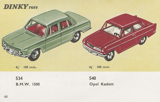 Dinky Toys Katalog 1965