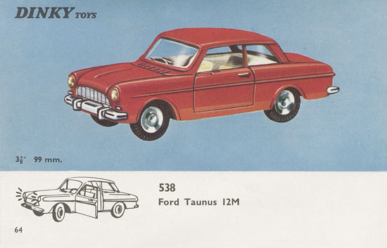 Dinky Toys Katalog 1965