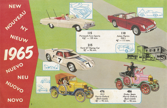 Dinky Toys Katalog 1965, Dinky Supertoys 1965