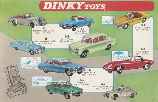 Dinky Toys Katalog 1965, Dinky Supertoys 1965