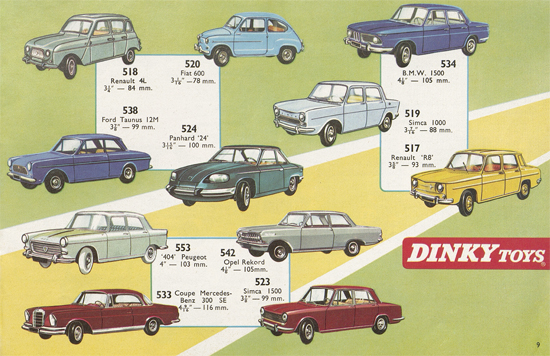 Dinky Toys Katalog 1965, Dinky Supertoys 1965