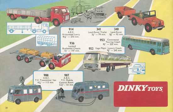 Dinky Toys Katalog 1965, Dinky Supertoys 1965