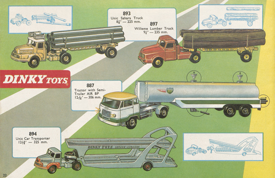 Dinky Toys Katalog 1965, Dinky Supertoys 1965