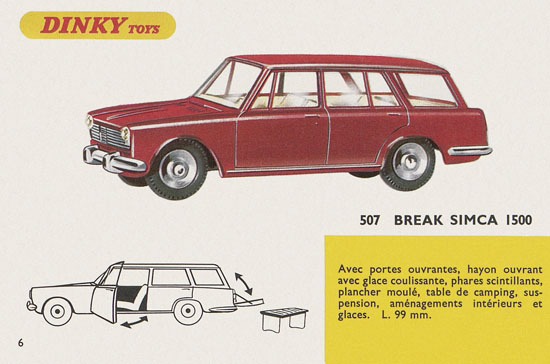 Dinky Toys Katalog 1967