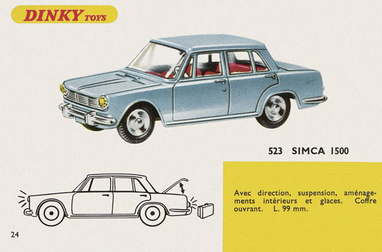 Dinky Toys Katalog 1967