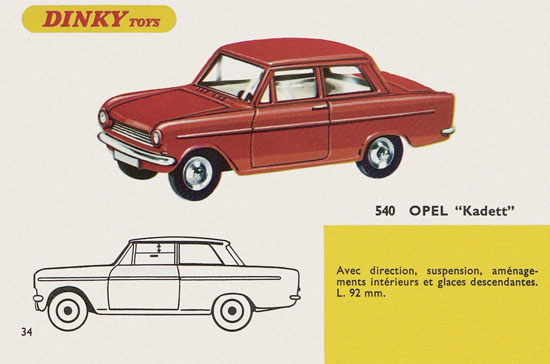 Dinky Toys Katalog 1967