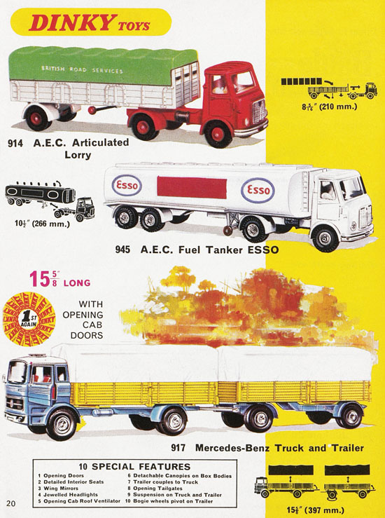 Dinky Toys Katalog 1970 No. 6, Dinky Supertoys 1970