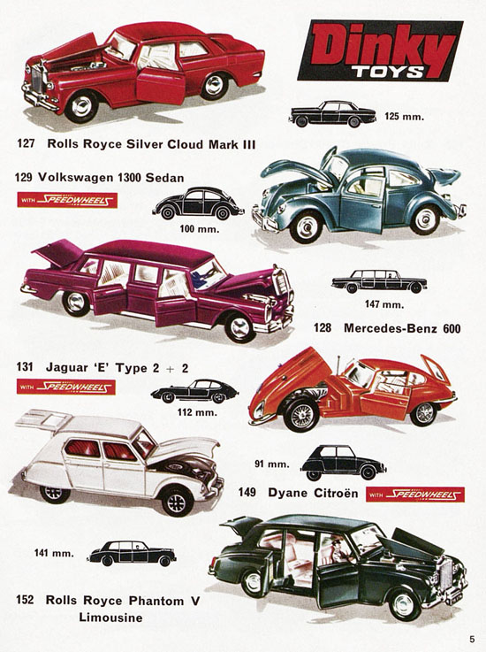 Dinky Toys Katalog 1972, Dinky Supertoys 1972