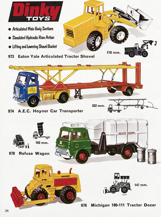 Dinky Toys Katalog 1972, Dinky Supertoys 1972