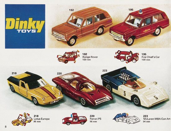 Dinky Toys Katalog 1973, Dinky Supertoys 1973