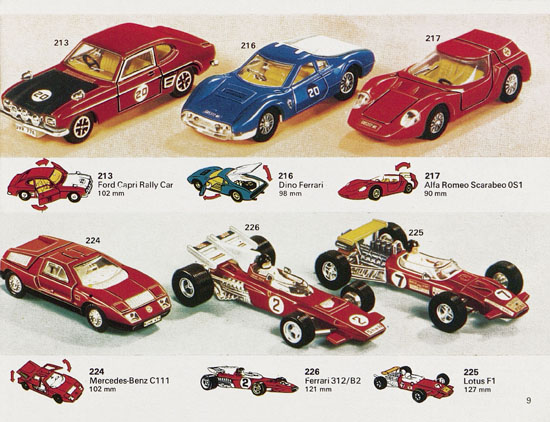 Dinky Toys Katalog 1973, Dinky Supertoys 1973