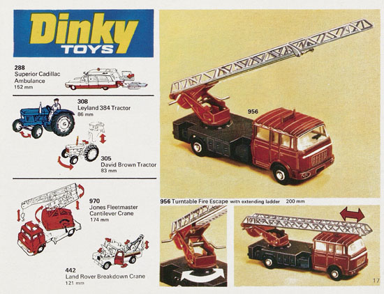 Dinky Toys Katalog 1973, Dinky Supertoys 1973