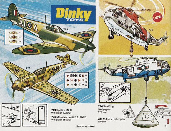 Dinky Toys Katalog 1973, Dinky Supertoys 1973