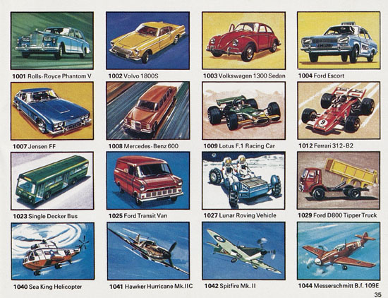 Dinky Toys Katalog 1973, Dinky Supertoys 1973