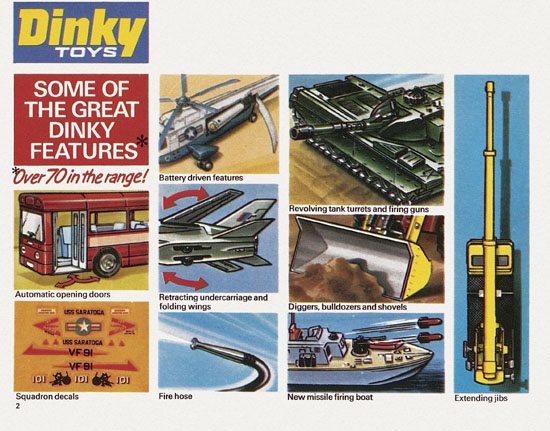 Dinky Toys Katalog 1974, Dinky catalog 1974