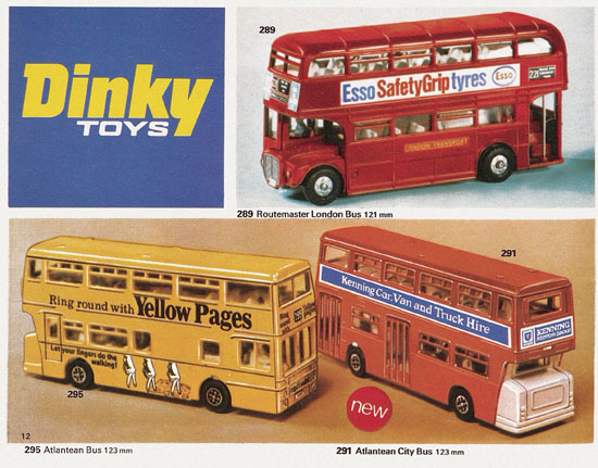 Dinky Toys Katalog 1974, Dinky catalog 1974