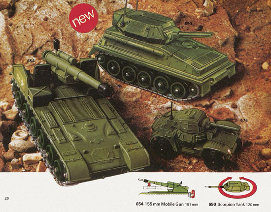 Dinky Toys Katalog 1974, Dinky catalog 1974