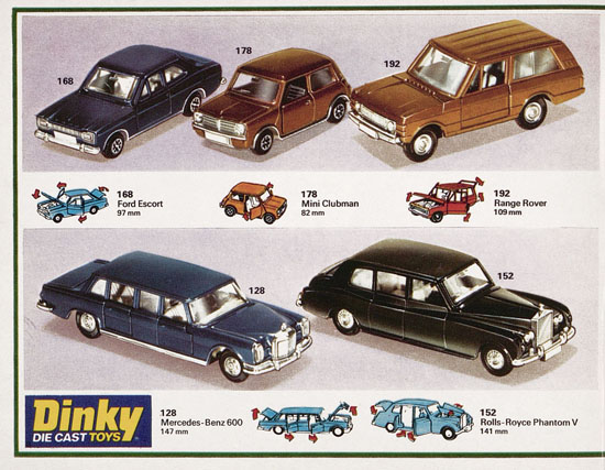 Seite 8 Dinky Toys Katalog 1976, Dinky Supertoys 1976