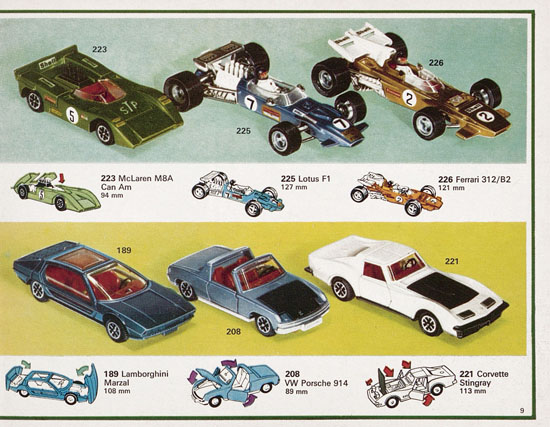 Seite 9 Dinky Toys Katalog 1976, Dinky Supertoys 1976