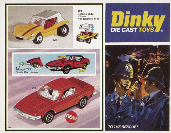 Seite 10 Dinky Toys Katalog 1976, Dinky Supertoys 1976