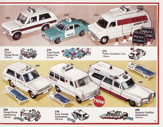 Seite 11 Dinky Toys Katalog 1976, Dinky Supertoys 1976