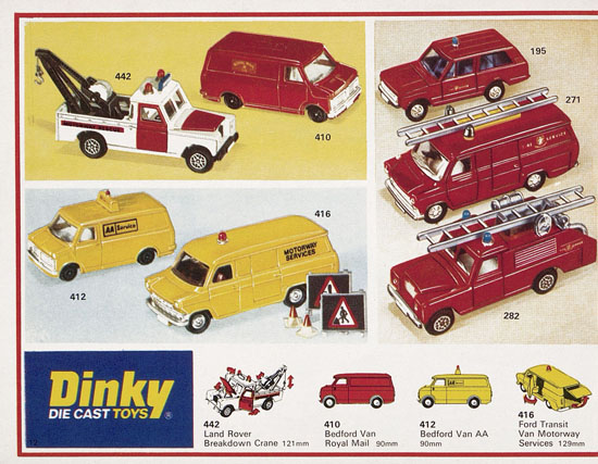 Seite 12 Dinky Toys Katalog 1976, Dinky Supertoys 1976
