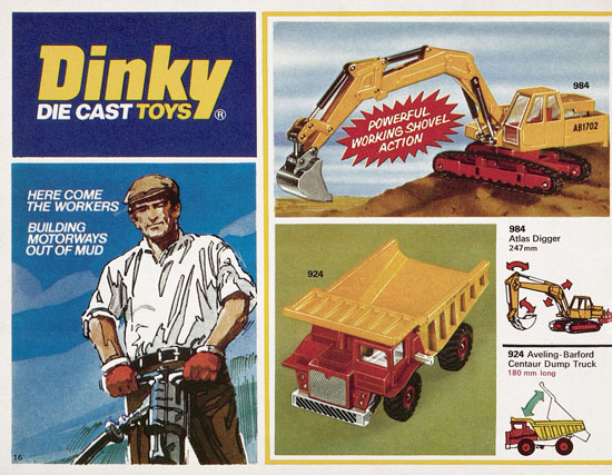 Seite 16 Dinky Toys Katalog 1976, Dinky Supertoys 1976