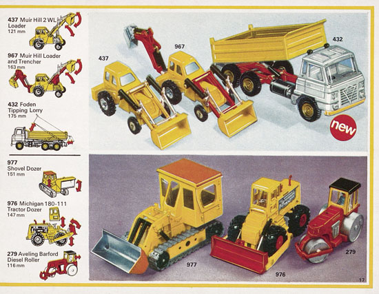 Seite 17 Dinky Toys Katalog 1976, Dinky Supertoys 1976