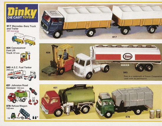 Seite 18 Dinky Toys Katalog 1976, Dinky Supertoys 1976