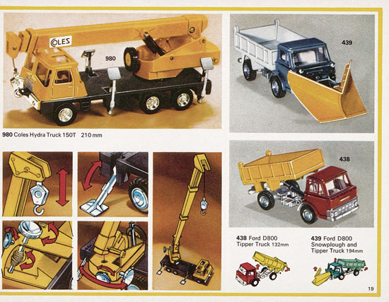 Seite 19 Dinky Toys Katalog 1976, Dinky Supertoys 1976