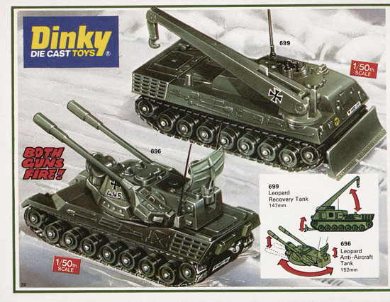 Seite 26 Dinky Toys Katalog 1976, Dinky Supertoys 1976