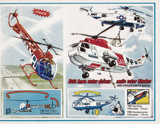 Seite 33 Dinky Toys Katalog 1976, Dinky Supertoys 1976
