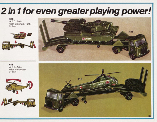 Seite 35 Dinky Toys Katalog 1976, Dinky Supertoys 1976