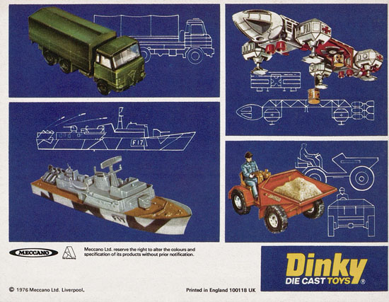 Seite 48 Dinky Toys Katalog 1976, Dinky Supertoys 1976