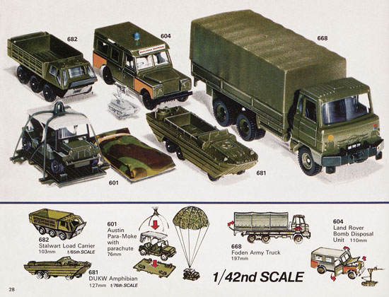 Dinky Toys Katalog 1977, Dinky Supertoys 1977