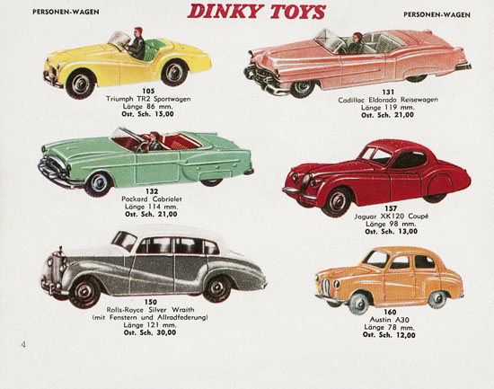 Dinky Toys Katalog Austria ca. 1960