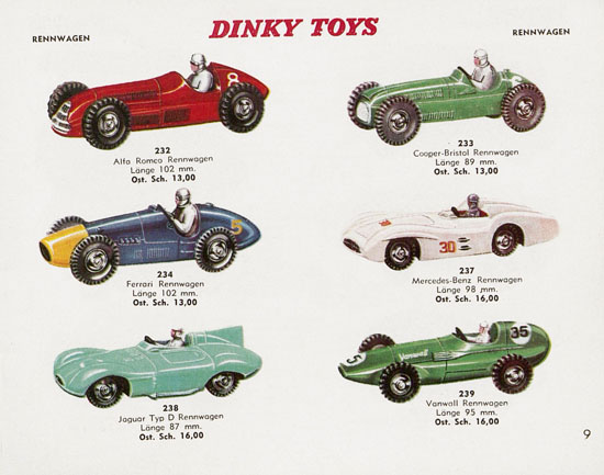 Dinky Toys Katalog Austria ca. 1960