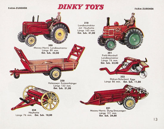 Dinky Toys Katalog Austria ca. 1960