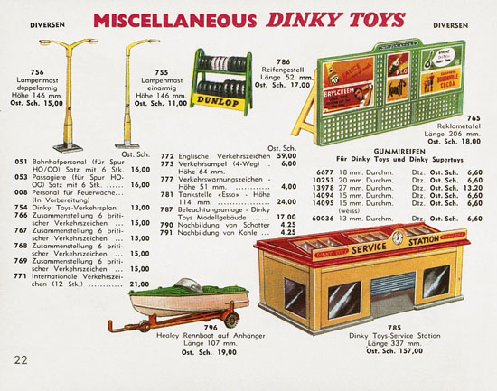 Dinky Toys Katalog Austria ca. 1960