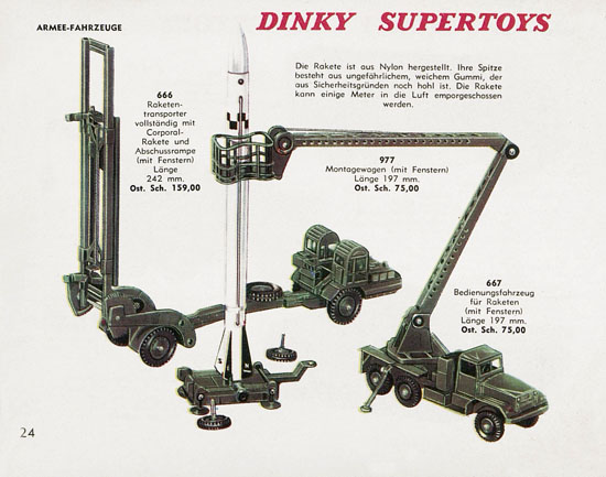 Dinky Toys Katalog Austria ca. 1960